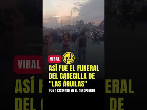 Masiva despedida de alias 'Cachete', líder de Los Águilas en Ecuador