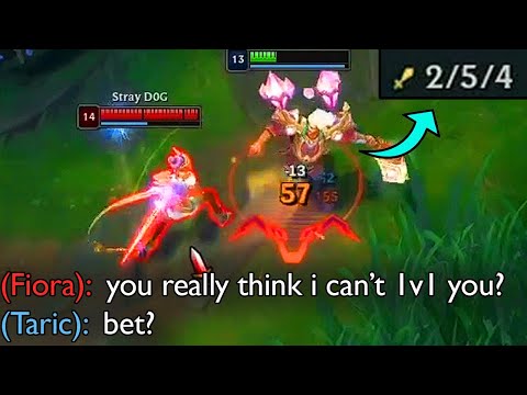 Can a TARIC 1v1 a 7/2 FIORA?