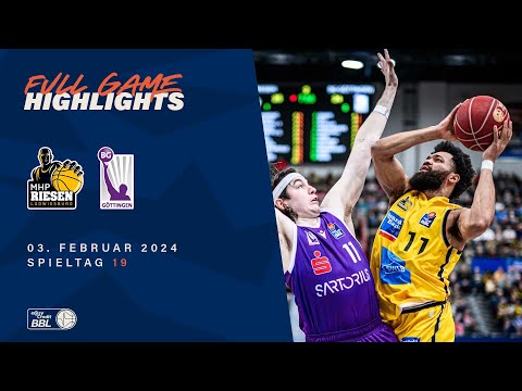 MHP RIESEN Ludwigsburg vs. BG Göttingen - Full Game Highlights - Spieltag 19, Saison 23/24