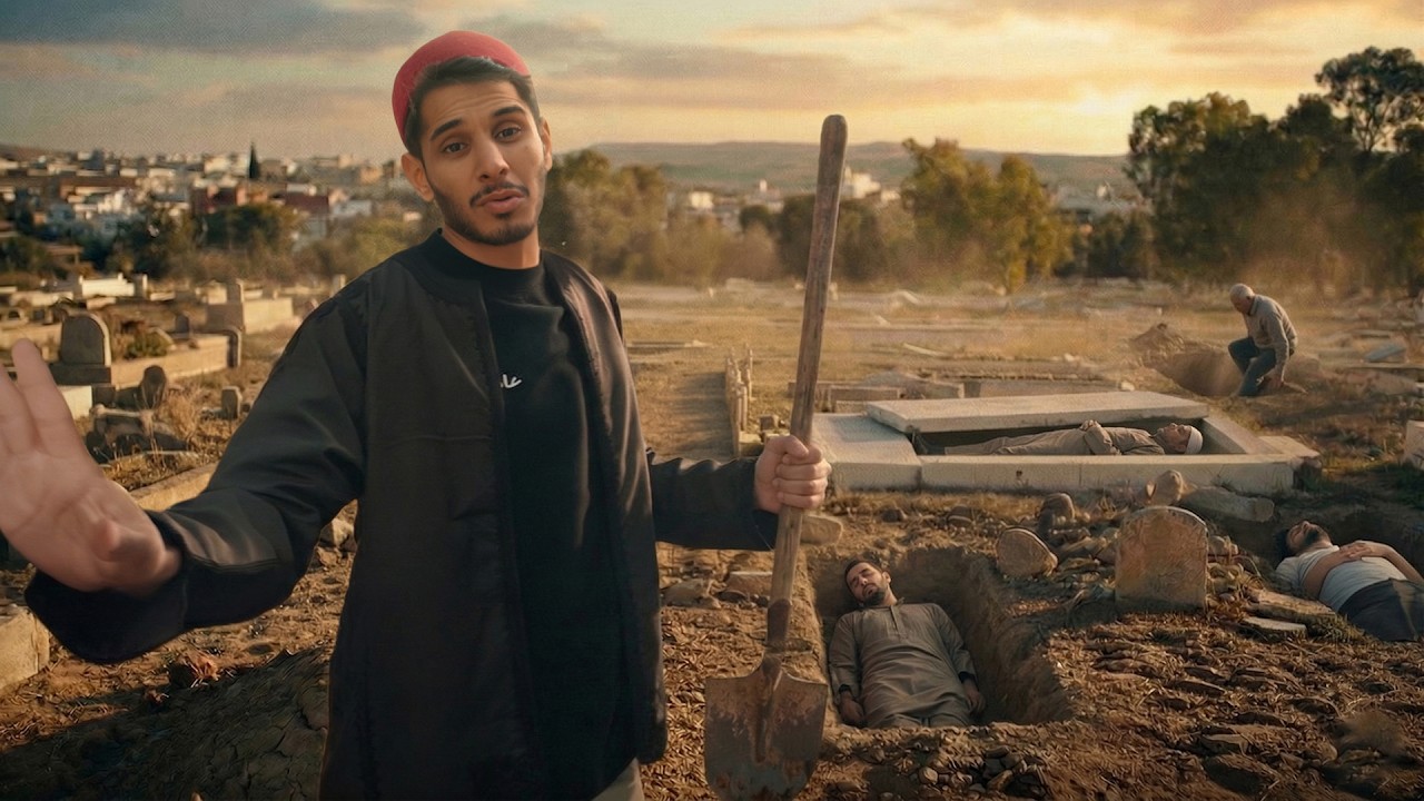 يحفرون قبورهم وينزلون فيها أحياء 🇹🇳 #عمر_يجرب