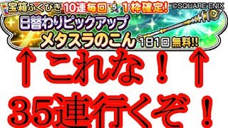 メタスラのこん　日替わりピックアップ！３５連　星ドラ　星のドラゴンクエスト　だんご