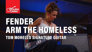 Video thumbnail for Emi Grace Demos the NEW Fender Tom Morello "Arm the Homeless" Guitar by Guitar Center
