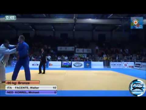 European Judo Open Men Oberwart 2014 Bronze -90kg FACENTE Walter (ITA) - KORREL Michael (NED)