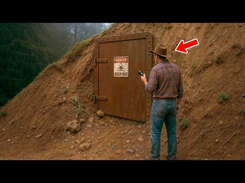 Landslide Exposed a Hidden Bunker Door, What the Farmer Saw Inside Made Him Scream!