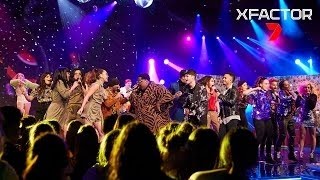 Our Top 8 performs with Throttle, LunchMoney Lewis and Aston Merrygold - The X Factor Aust