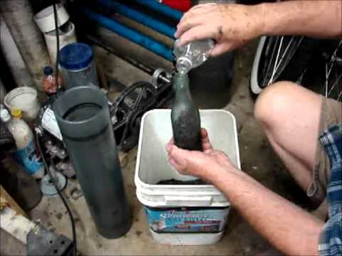 Cleaning Antique Dug Bottles With A Bottle Machine
