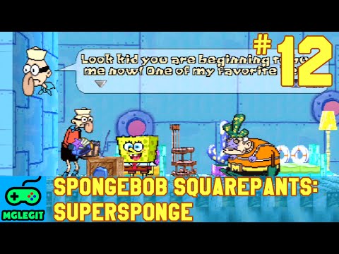 SpongeBob SquarePants SuperSponge Walkthrough Part 12 - Inside the Whale (PS1) (No Commentary)