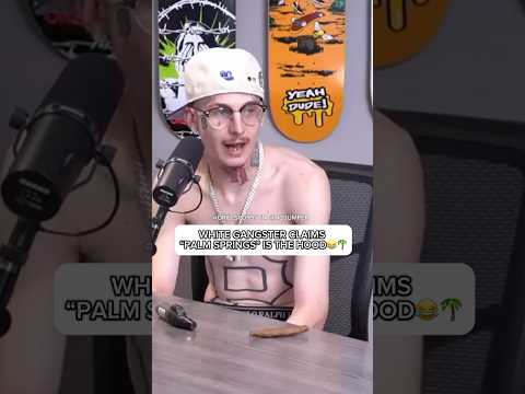 White “gangster” explains why his “Hood” is treacherous 😂🏡 #blanco15 #hiphop