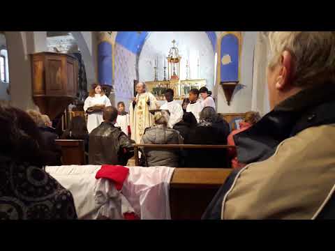 Père Guy Gilbert messe de Pâques  2018