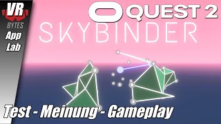 Skybinder VR / Oculus Quest 2 [App Lab] / Deutsch / First Impression / Spiele / Test / Quest 2021