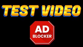 AdBlocker Test Video