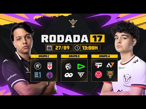 🚨 FFWS BR | SPLIT 2 🏆 RODADA 17 - GRUPOS C, D e A | FREE FIRE AO VIVO🚨 #freefire