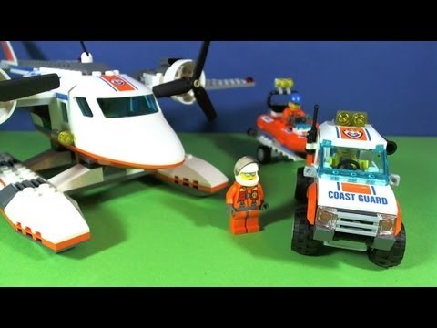 Vidéo LEGO City 60015 : L'avion des garde-côtes