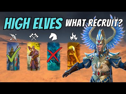 High Elves Units Guide, What You NEED to Recruit & What NOT | Total War Warhammer 3