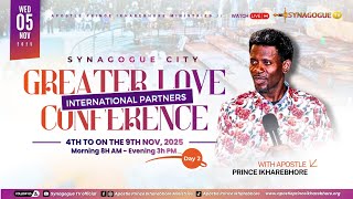 Download lagu GREATER LOVE INTERNATIONAL PARTNERS CONFERENCE DAY 2 MORNING {5 NOVEMBER 2025} mp3 Download lagu GREATER LOVE INTERNATIONAL PARTNERS CONFERENCE DAY 2 MORNING {5 NOVEMBER 2025} mp3