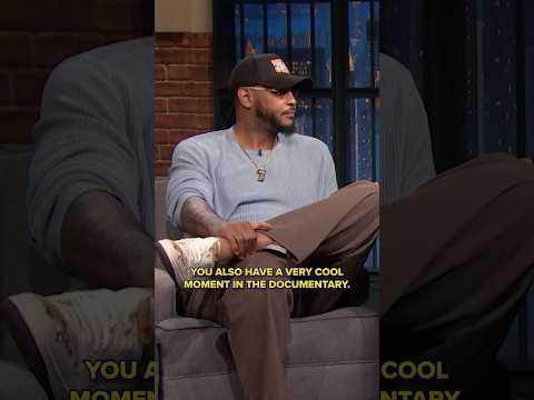 Carmelo Anthony reflects on when he received the call to be inducted in the Basketball Hall of Fame