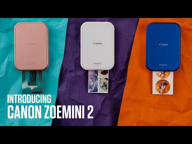 Canon Zoemini Printer 2 Impresora Fotográfica Portátil Azul video