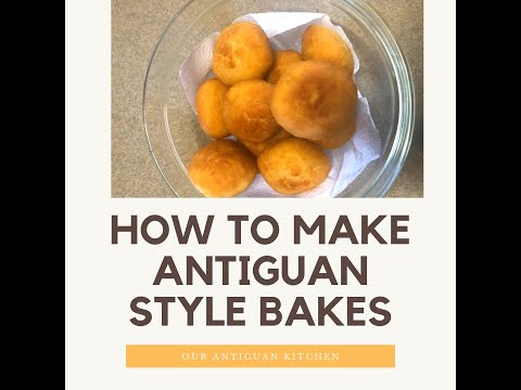 Our Antiguan Kitchen ~~ How to make Johnny Cakes aka Bakes