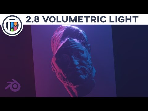 Blender 2.8 Eevee Tutorial - Creating Cool Ambient Scenes with Volumetric Lighting