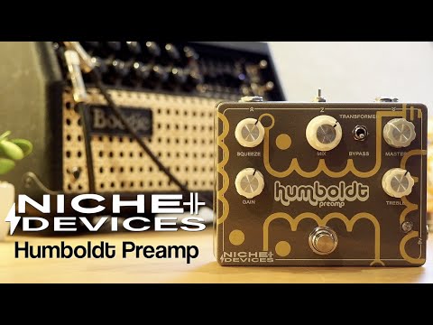 Niche Devices Humboldt Preamp Pedal Deluxe Gold image 2