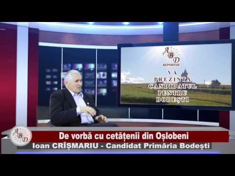 Ioan Crîșmariu - De vorbă cu cetățenii din Oșlobeni