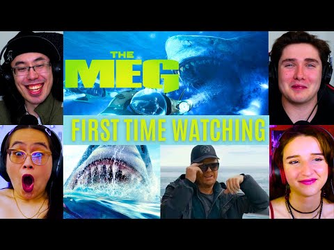 REACTING to *The Meg (2018)* BETTER THAN JAWS??!! (First Time Watching) Monster Movies