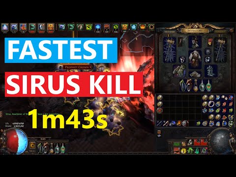FAST SIRUS KILL: 1m43s (as a Summoner). Can go faster, I'm still learning the fight.