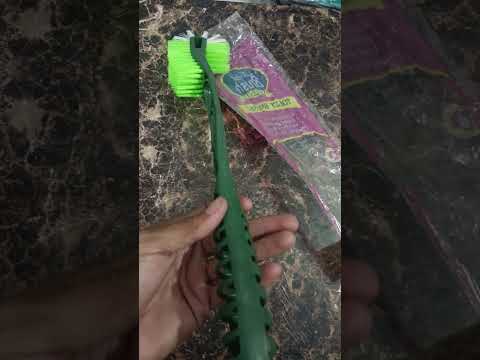 Plastic Double Sided Flexible Toilet Brush In Hockey Design