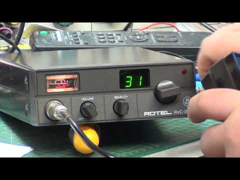 Rotel RVC220 CB27/81 UK FM CB radio -  On The Air test