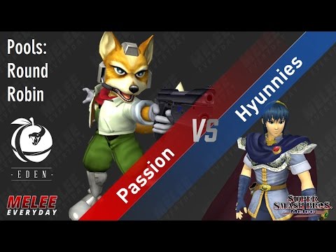 Eden - Passion (Fox) vs. Hyunnies (Marth) - SSBM - Singles Pools, Round Robin