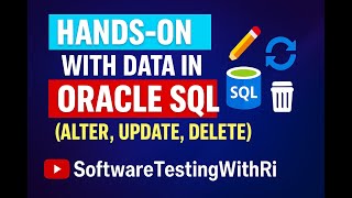 Lecture 3: Oracle SQL Developer Hands-On — ALTER, UPDATE, DELETE, COMMIT, ROLLBACK