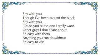 Bonnie Tyler - Shy with You Lyrics