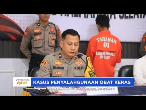 POLRES HALMAHERA SELATAN UNGKAP KASUS PEREDARAN OBAT KERAS