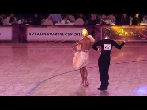 Latin Kvartal Cup 2017 World Open Latin 1/4 Samba Alexandr Khodenko - Ekaterina Mishina