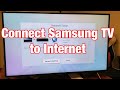 Samsung Smart TV: How to Connect to Internet WiFi (Wireless or Wired)