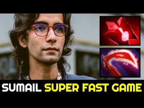 SUMAIL Leshrac Super Fast Game with 11min Bloodstone 7.32d Dota 2