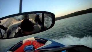 Ghost Surfing - Crazy Guy Surfing Behind a Boat With no Driver