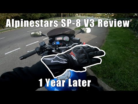 ALPINESTARS SP-8 V3 GLOVES REVIEW - 1 Year of Ownership