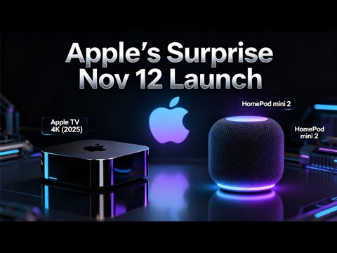 Surprise Apple Launch Nov 12 – Apple TV 4K & HomePod Mini 2 [Leaked Info]