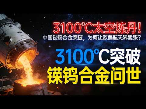 3100℃太空炼丹！中国铌钨合金突破，为何让欧美航天界紧张？#中国航天突破#铌钨合金技术#空间站科学实验#商业航天崛起#中国科技硬核实力#高温合金材料#航天发动机突破#西北工业大学科研成果#力箭一号