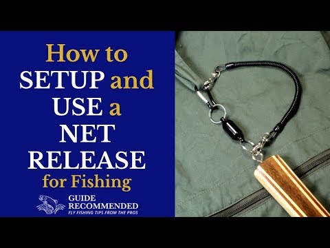 How to setup a magnetic net release for fishing