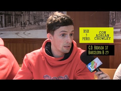 C.D. Bidasoa 37 F.C. Barcelona B Lassa 29 | Con Adrian Crowley | Desde nueve metros