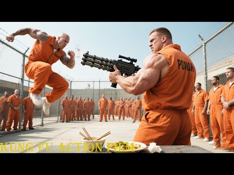 Prison Kung Fu Action Film:Prison bully despises newcomer—but he’s a master who defeats top samurai!