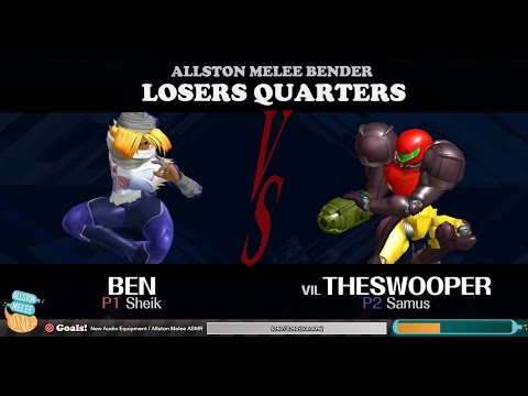 The Allston Melee Bender - Impulse | Ben (Sheik) vs VIL | TheSWOOPER (Samus) - Losers Quarters
