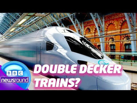 HUGE Double Decker Trains Through Channel Tunnel! | Newsround | News For Kids