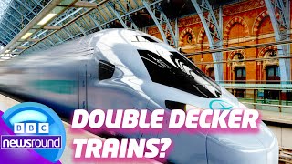 HUGE Double Decker Trains Through Channel Tunnel! | Newsround | News For Kids