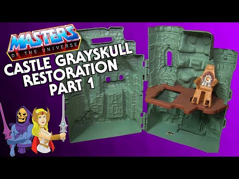 MOTU Castle Grayskull Playset Restoration Part 1/2 Mattel 1982 He-Man Masters of the Universe