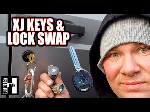 JEEP CHEROKEE DOOR LOCKS,  IGNITION CYLINDER & NEW MOPAR KEYS CUT - PROJECT TOAD XJ EPISODE 14