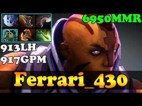 Dota 2 - Ferrari_430 6950 MMR Plays Anti-Mage - 913LH , 917GPM - Vol 2 - Ranked Match Gameplay!