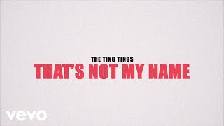 The Ting Tings - That&#39;s Not My Name (Official Lyric Video)